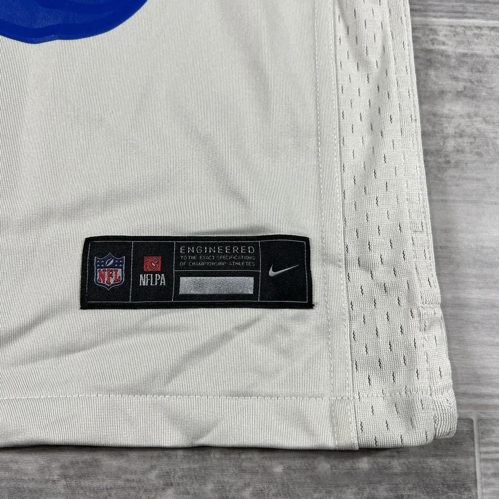 Nike Los Angeles Rams Cooper Kupp #10 NFL Kids Game‎ Jersey Large 14/16 Bone NEW